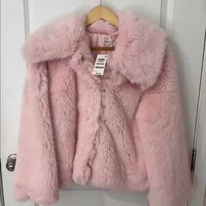 On 34th Light Pink Faux Fur Woman’s
